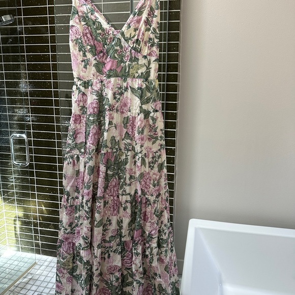 Floral Print Sleeveless Dress - Picture 2 of 5